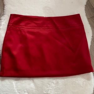 New with tags red mini skirt